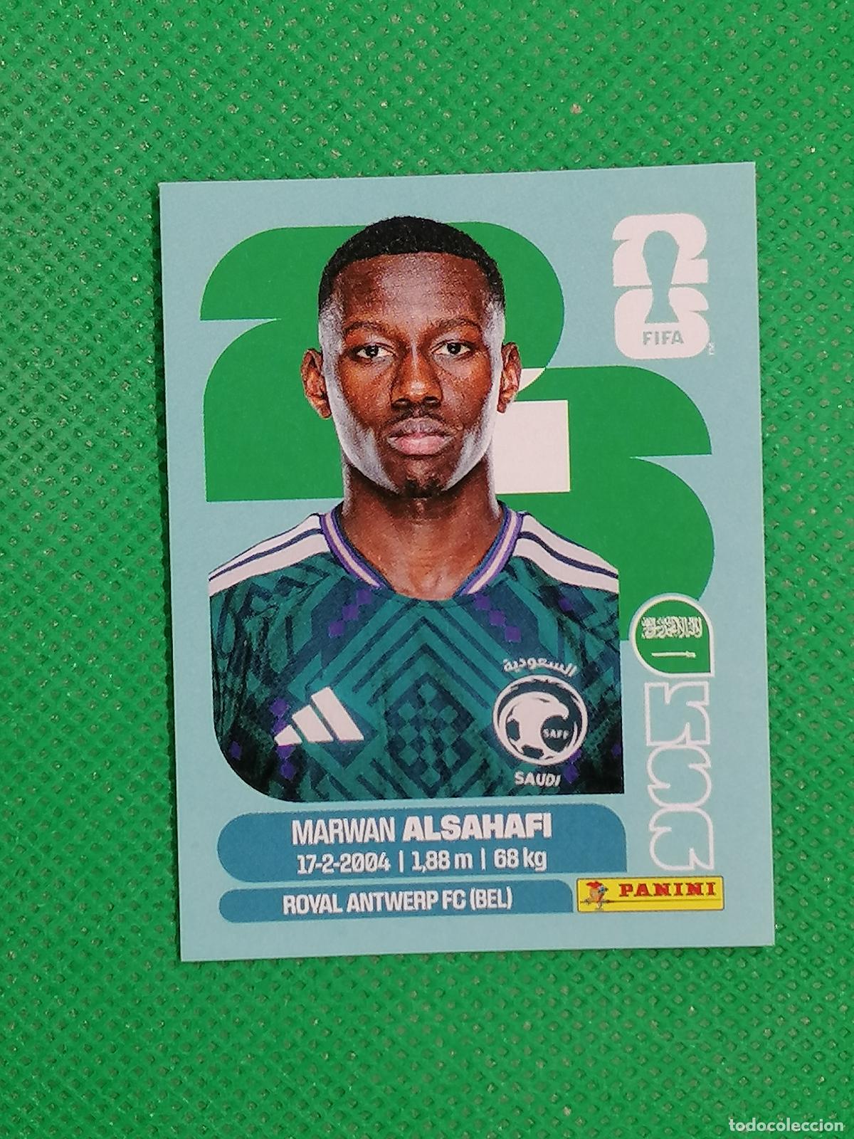 Cromos de F&uacute;tbol: KSA 15 KSA15 MARWAN ALSAHAFI ARABIA SAUDI ⚽ PANINI FIFA MUNDIAL WORLD CUP 26 2026 STICKER ⚽