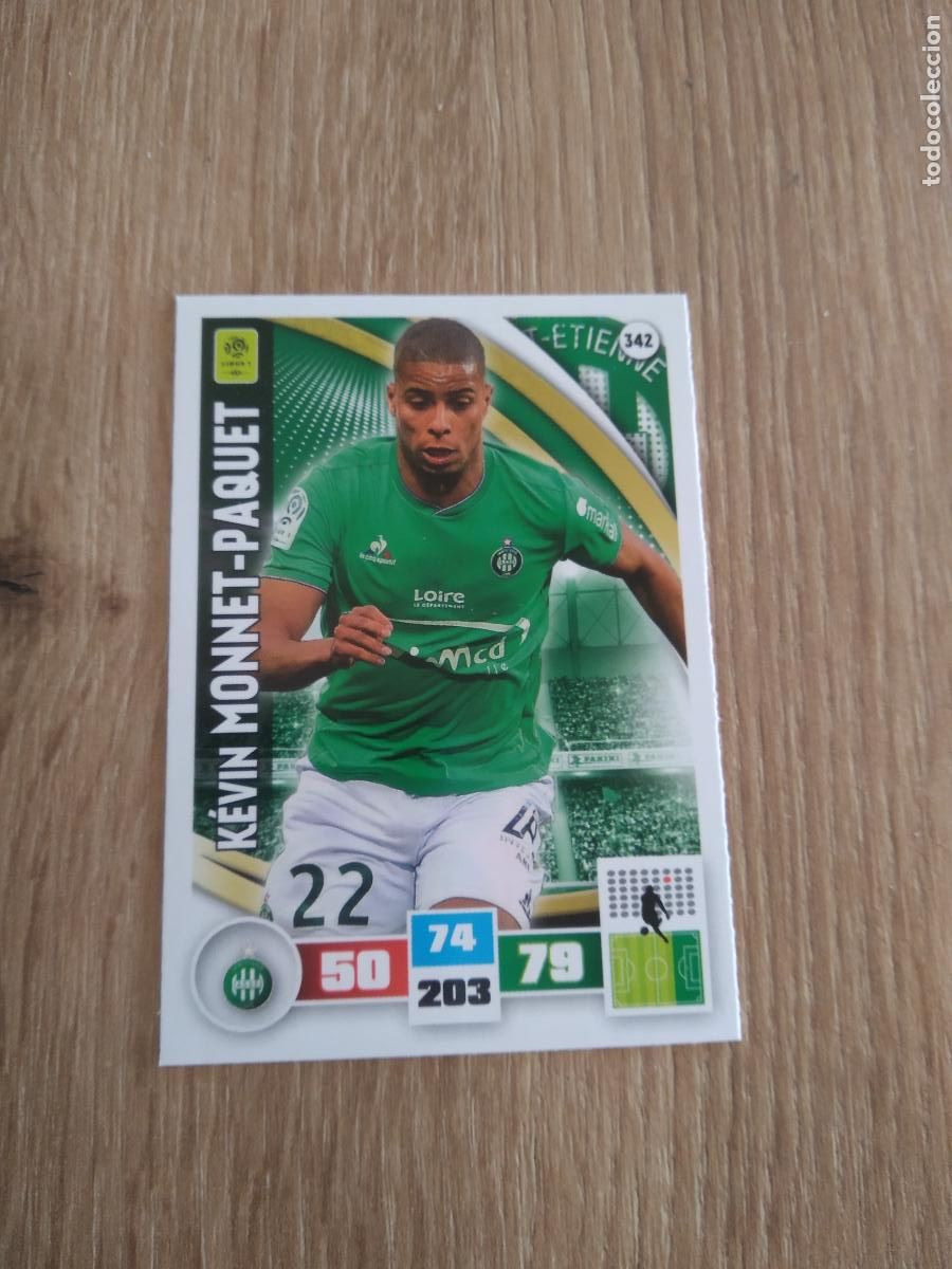 Cromos de F&uacute;tbol: 342 MONNET-PAQUET CROMO FUTBOL PANINI LIGA FRANCIA 2016-2017 FOOT LIGUE 1 ADRENALYN 16-17