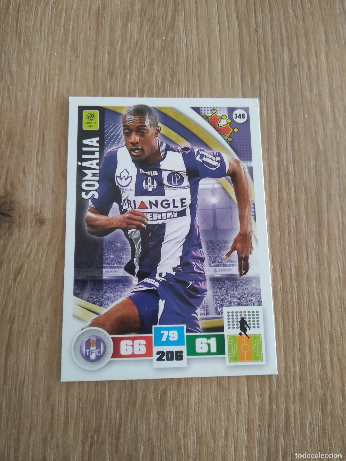 Cromos de F&uacute;tbol: 348 SOMALIA TOULOUSE CROMO FUTBOL PANINI LIGA FRANCIA 2016-2017 FOOT LIGUE 1 ADRENALYN 16-17