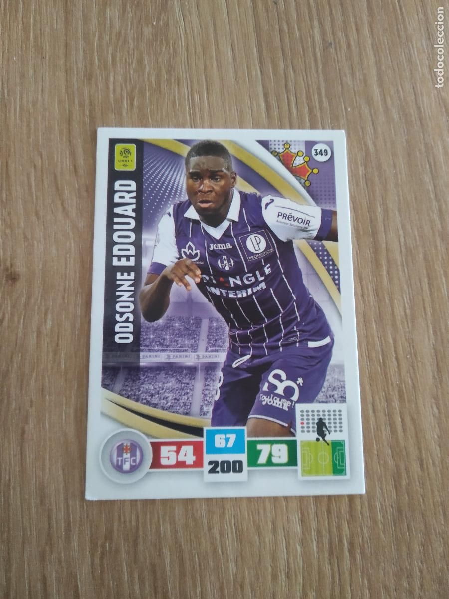 Cromos de F&uacute;tbol: 349 EDOUARD TOULOUSE CROMO FUTBOL PANINI LIGA FRANCIA 2016-2017 FOOT LIGUE 1 ADRENALYN 16-17
