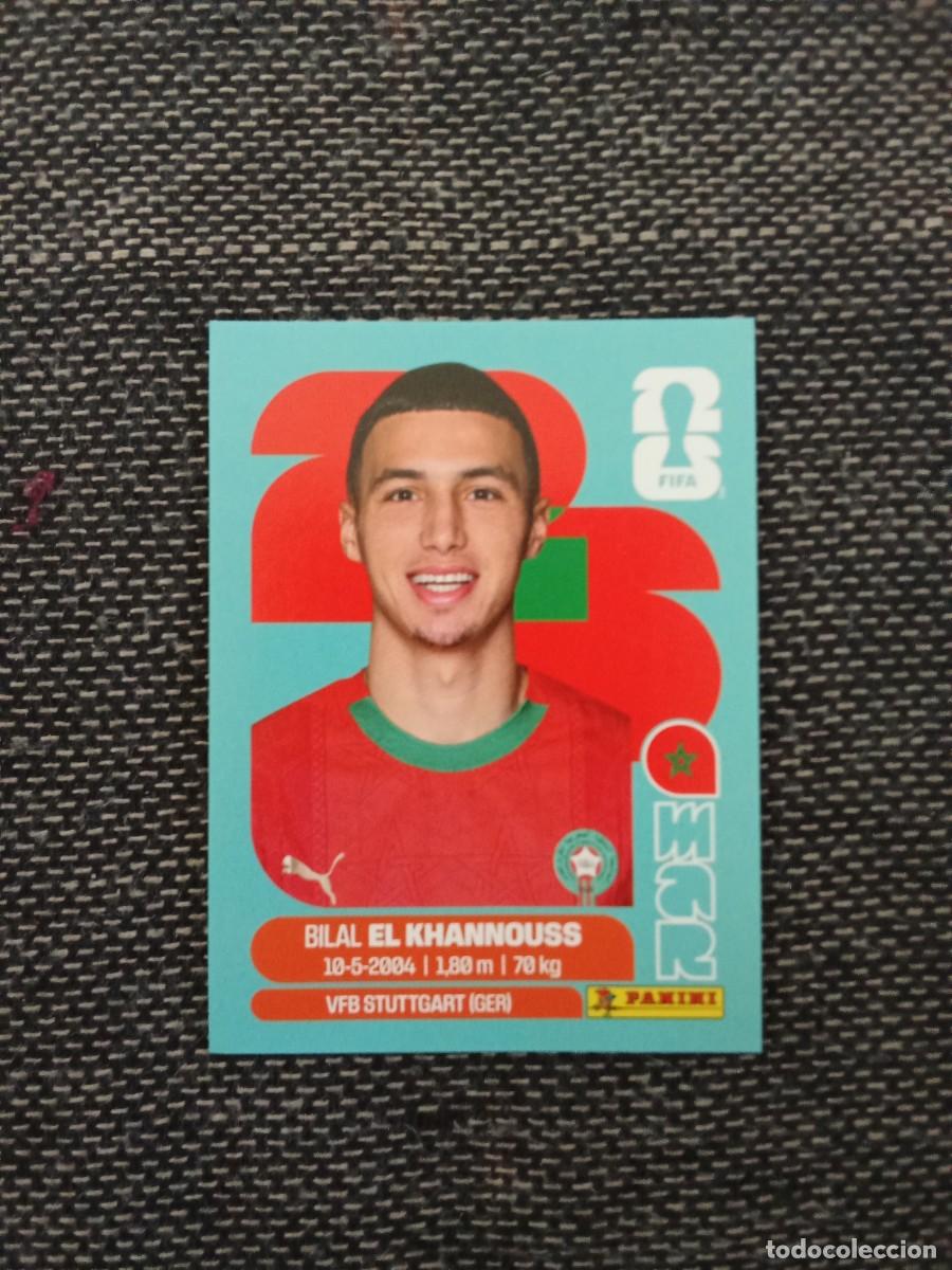 Cromos de F&uacute;tbol: MAR14 el khannouss marruecos Panini sticker FIFA world CUP 2026