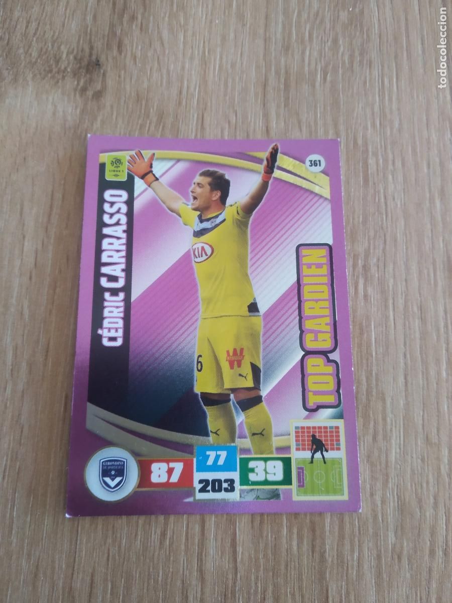 Cromos de F&uacute;tbol: 361 CARRASSO GIRONDINS CROMO FUTBOL PANINI LIGA FRANCIA 2016-2017 FOOT LIGUE 1 ADRENALYN 16-17