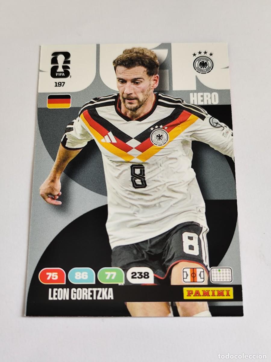 Cromos de F&uacute;tbol: FIFA WORLD CUP 2026 PANINI ADRENALYN XL 197 LEON GORETZKA - HERO ALEMANIA