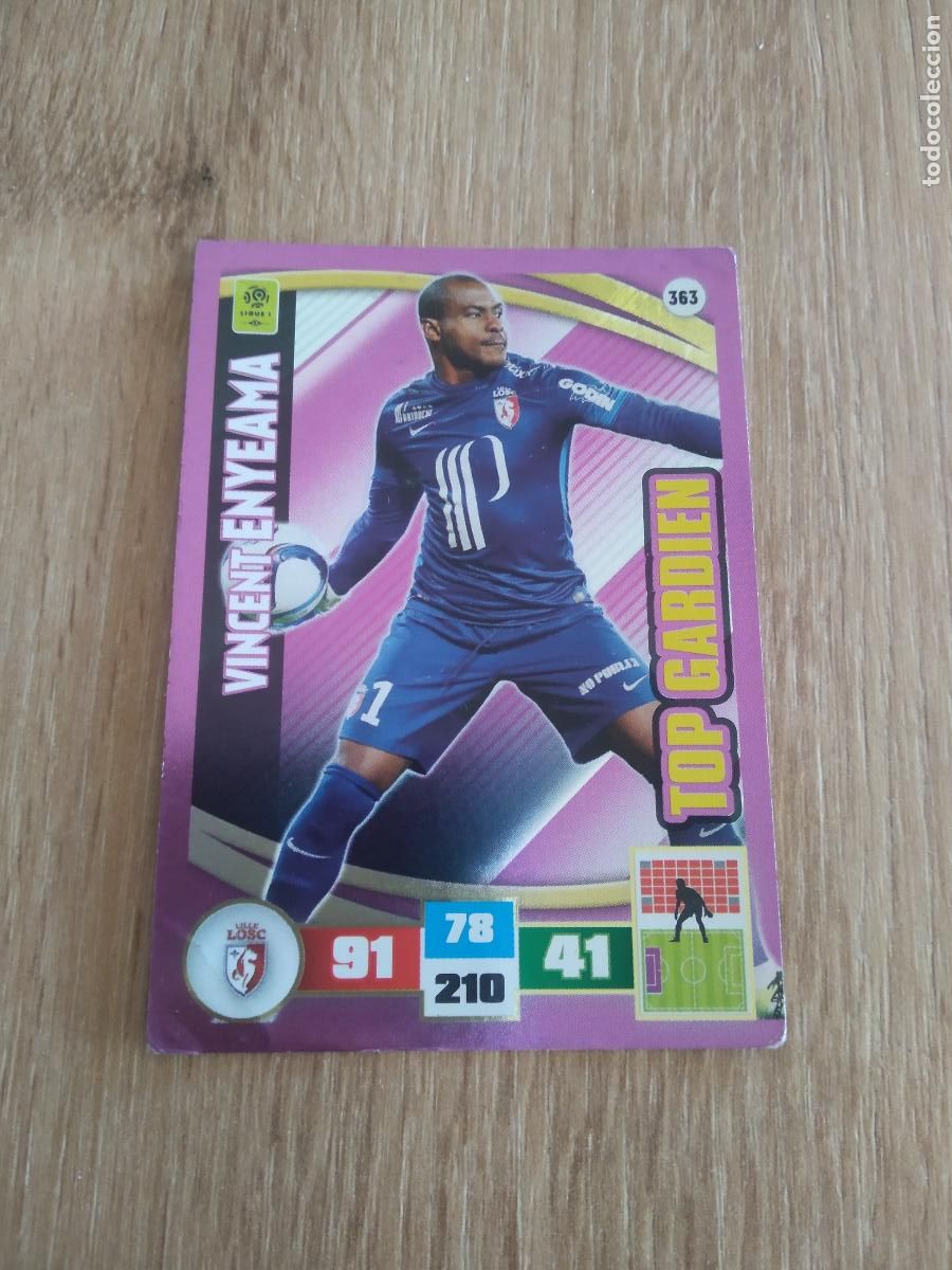 Cromos de F&uacute;tbol: 363 ENYEAMA LOSC LILLE CROMO FUTBOL PANINI LIGA FRANCIA 2016-2017 FOOT LIGUE 1 ADRENALYN 16-17