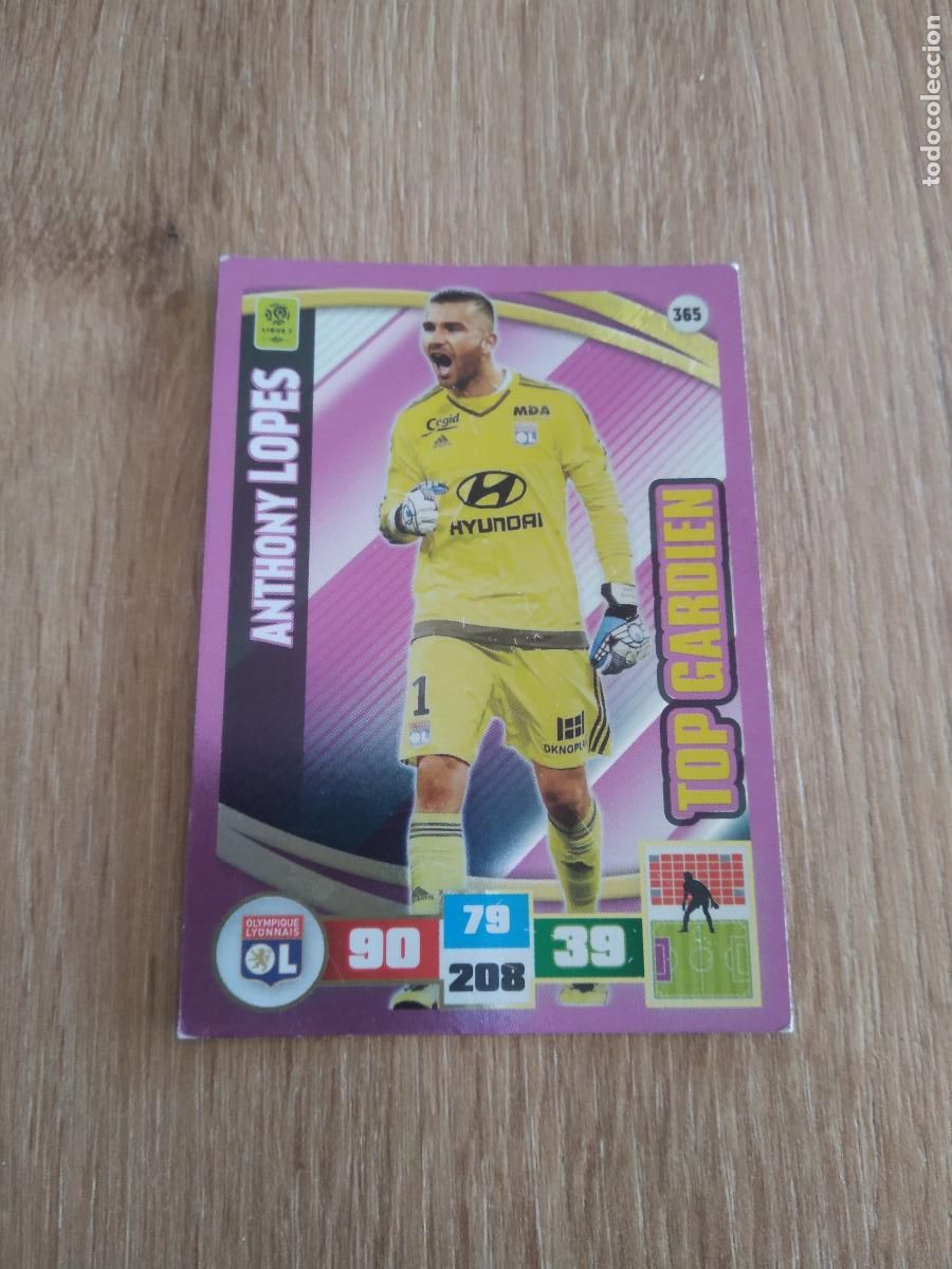 Cromos de F&uacute;tbol: 365 ANTHONY LOPES O. LYON CROMO FUTBOL PANINI LIGA FRANCIA 2016-2017 FOOT LIGUE 1 ADRENALYN 16-17