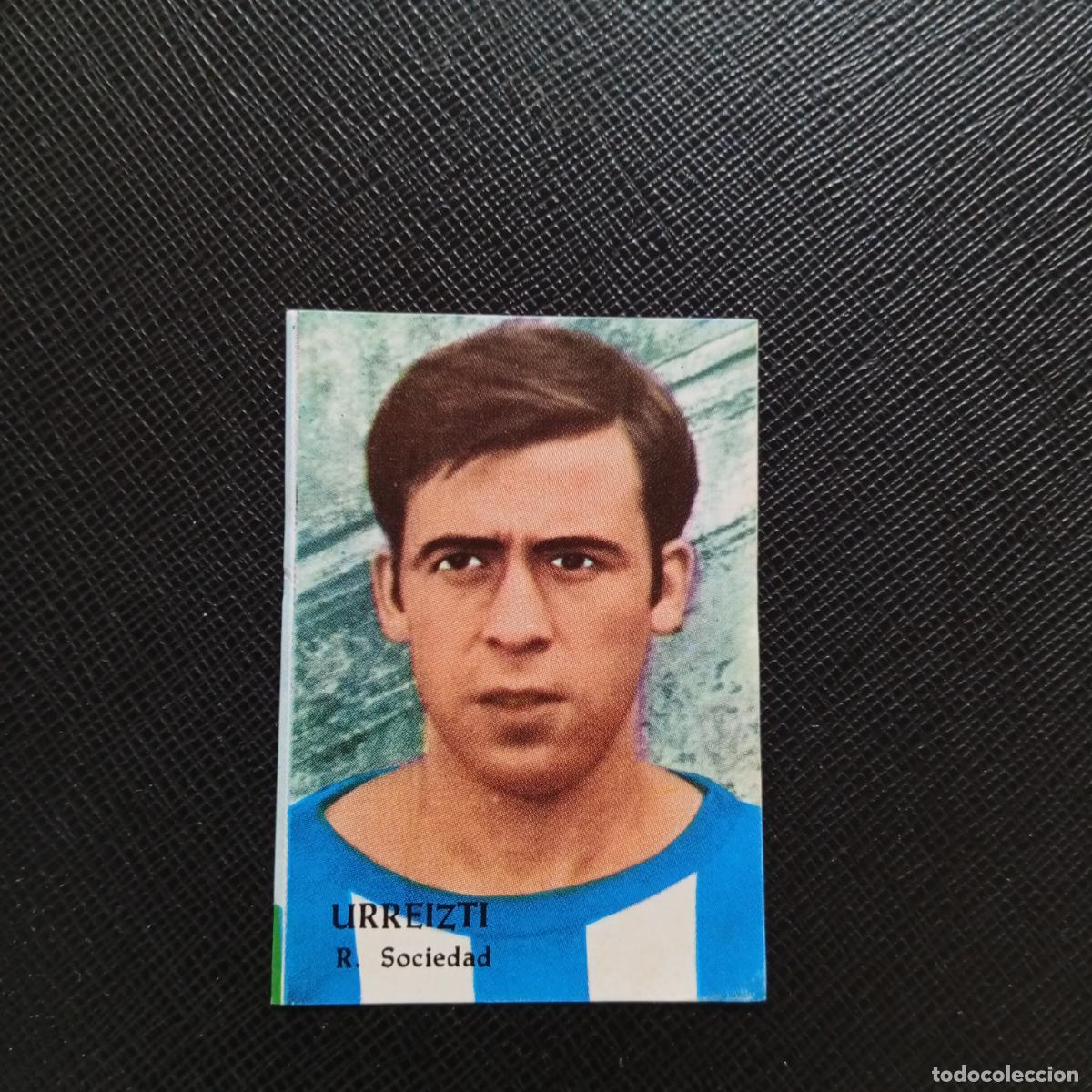 Cromos de F&uacute;tbol: URREIZTI REAL SOCIEDAD FHER 1968 1969 CROMO FUTBOL 68 69 LIGA - SIN PEGAR - A206 PG10