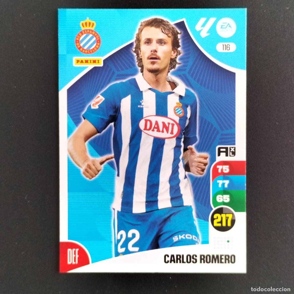 Cromos de F&uacute;tbol: 116 CARLOS ROMERO ESPANYOL CROMOS ADRENALYN XL LALIGA CARD 2024 2025 24 25 PANINI