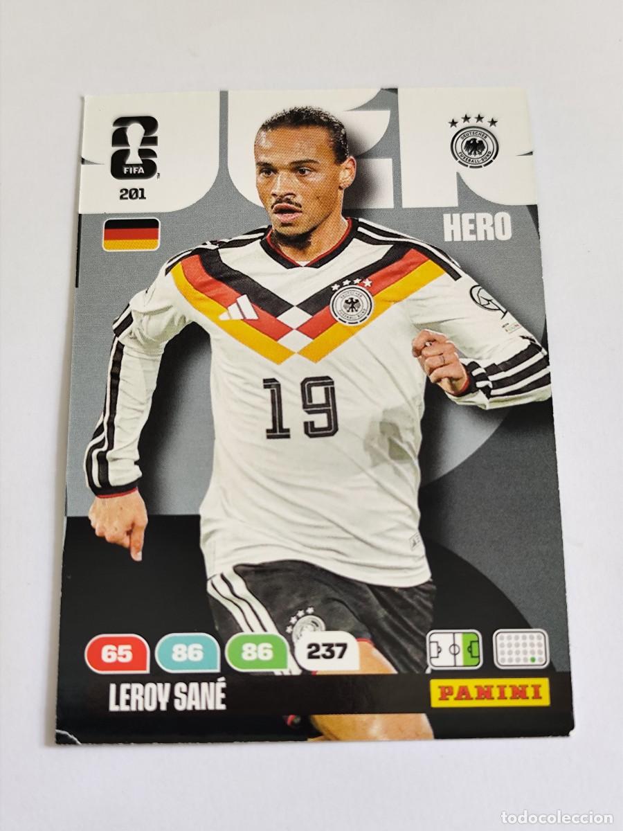 Cromos de F&uacute;tbol: FIFA WORLD CUP 2026 PANINI ADRENALYN XL 201 LEROY SAN&Eacute; - HERO ALEMANIA