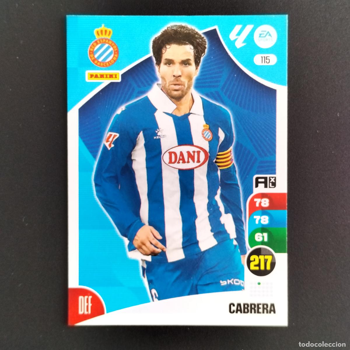 Cromos de F&uacute;tbol: 115 CABRERA ESPANYOL CROMOS ADRENALYN XL LALIGA CARD 2024 2025 24 25 PANINI