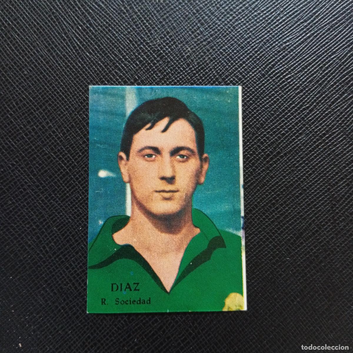 Figurine di Calcio: DIAZ REAL SOCIEDAD FHER 1968 1969 CROMO FUTBOL 68 69 LIGA - SIN PEGAR - A206 PG11