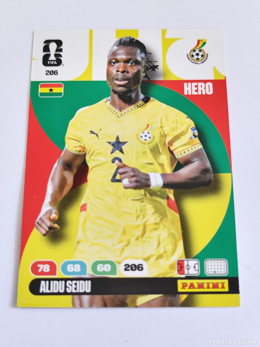 Cromos de F&uacute;tbol: FIFA WORLD CUP 2026 PANINI ADRENALYN XL 206 ALIDU SEIDU - HERO GHANA