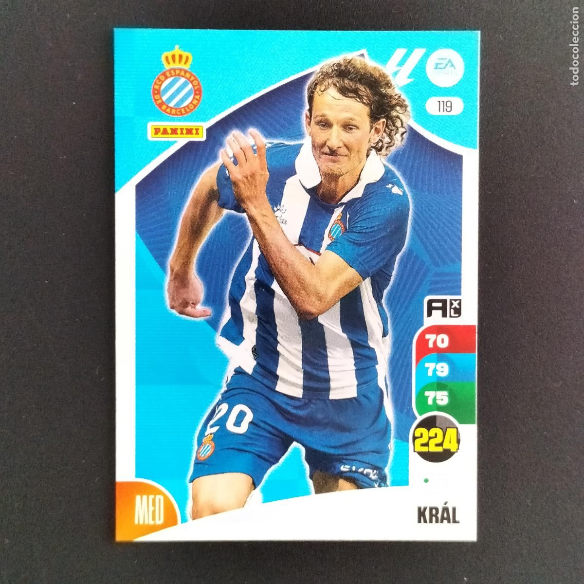 Cromos de F&uacute;tbol: 119 KRAL ESPANYOL CROMOS ADRENALYN XL LALIGA CARD 2024 2025 24 25 PANINI