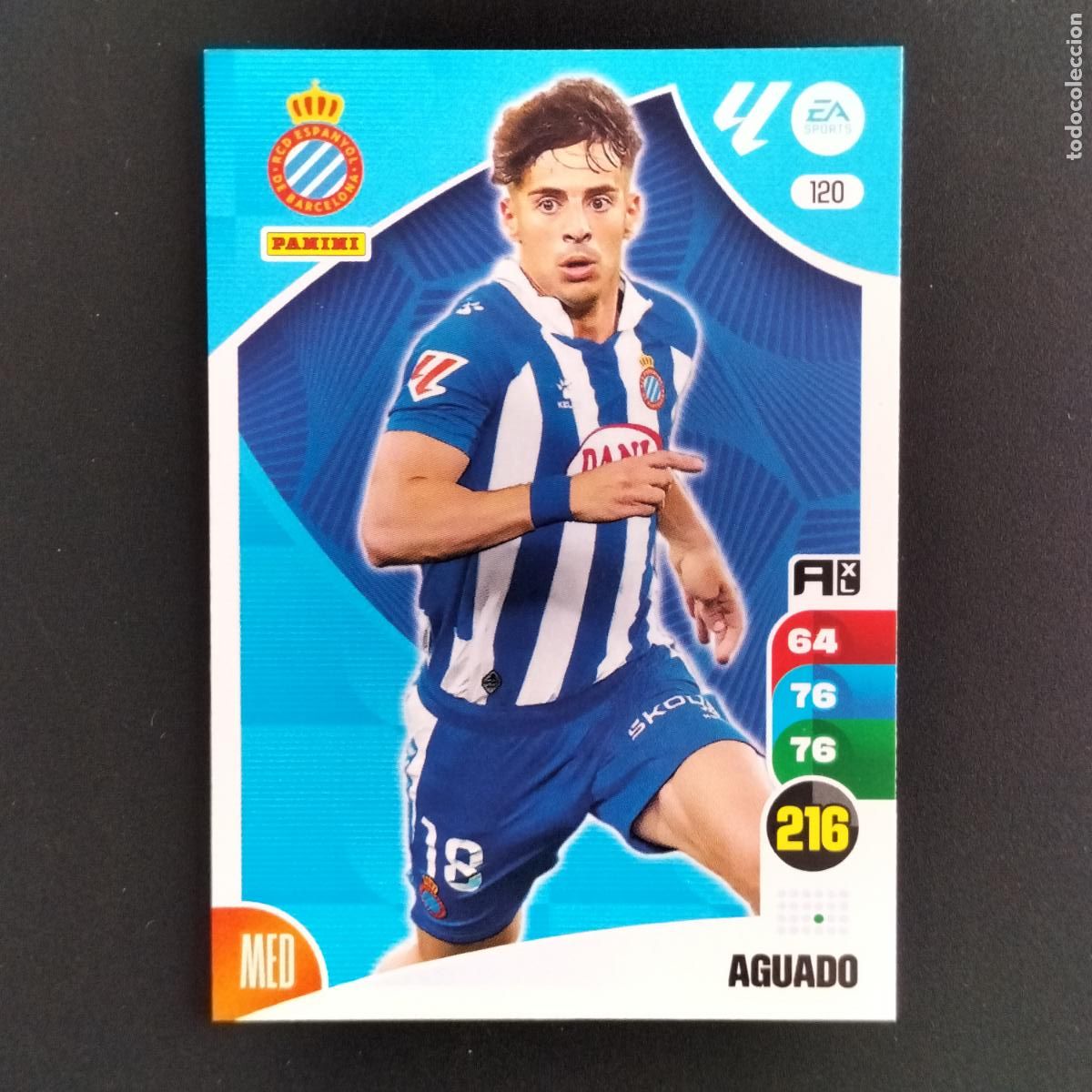 Cromos de F&uacute;tbol: 120 AGUADO ESPANYOL CROMOS ADRENALYN XL LALIGA CARD 2024 2025 24 25 PANINI