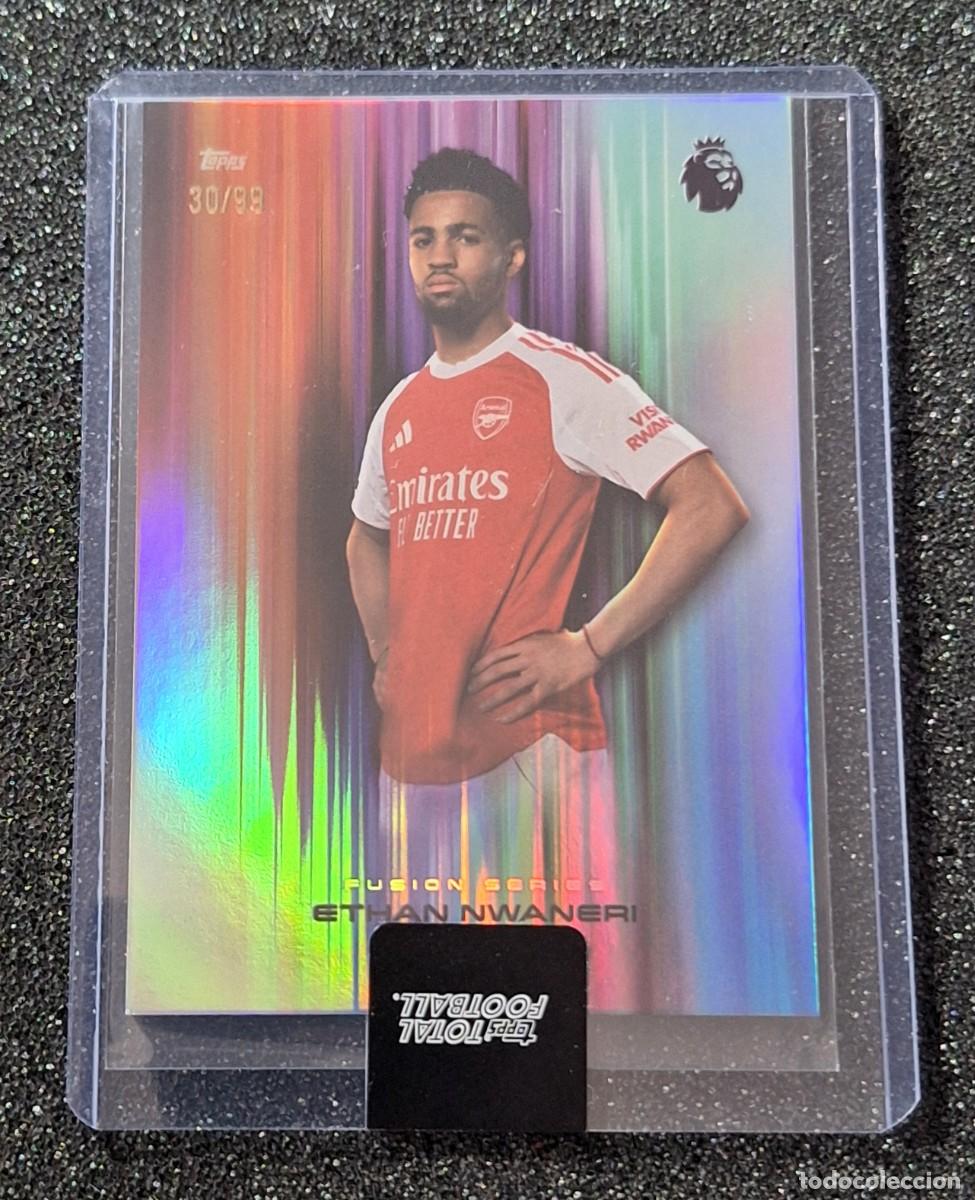 Cromos de F&uacute;tbol: Ethan Nwaneri Arsenal Topps Total Football 30/99 Fusion Series