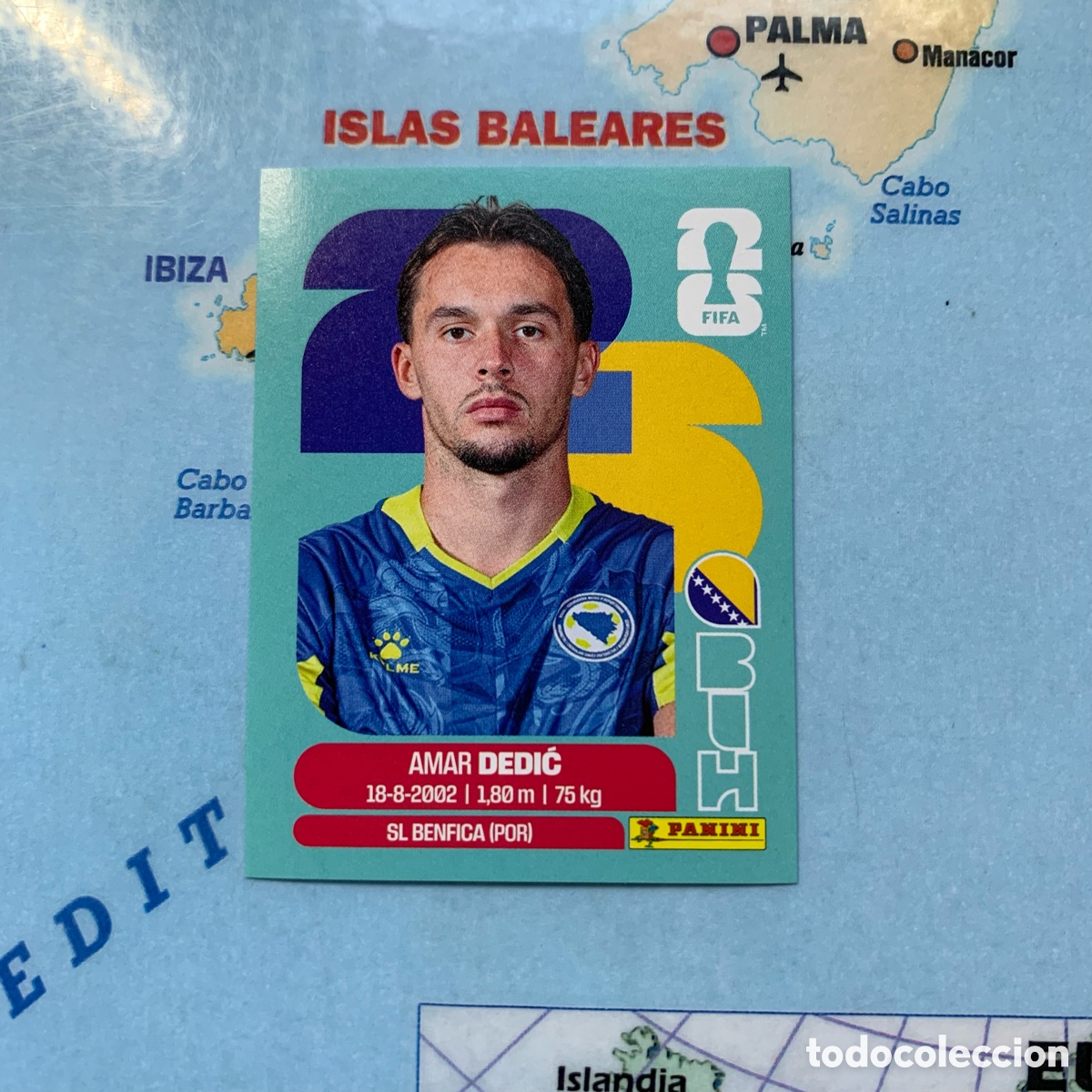Cromos de F&uacute;tbol: Bosnia numero 3 cromo panini Mundial Fifa World Cup 2026