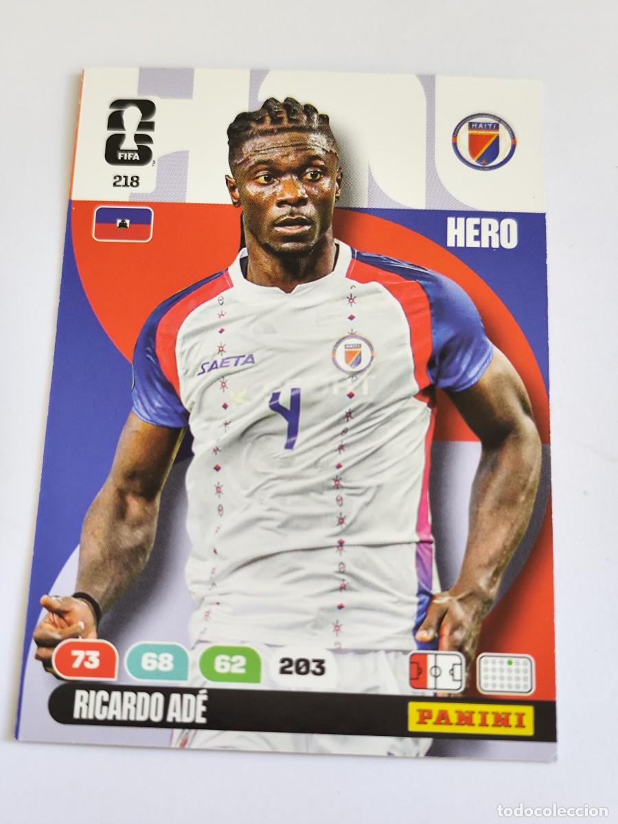 Cromos de F&uacute;tbol: FIFA WORLD CUP 2026 PANINI ADRENALYN XL 218 RICARDO AD&Eacute; - HERO HAITI
