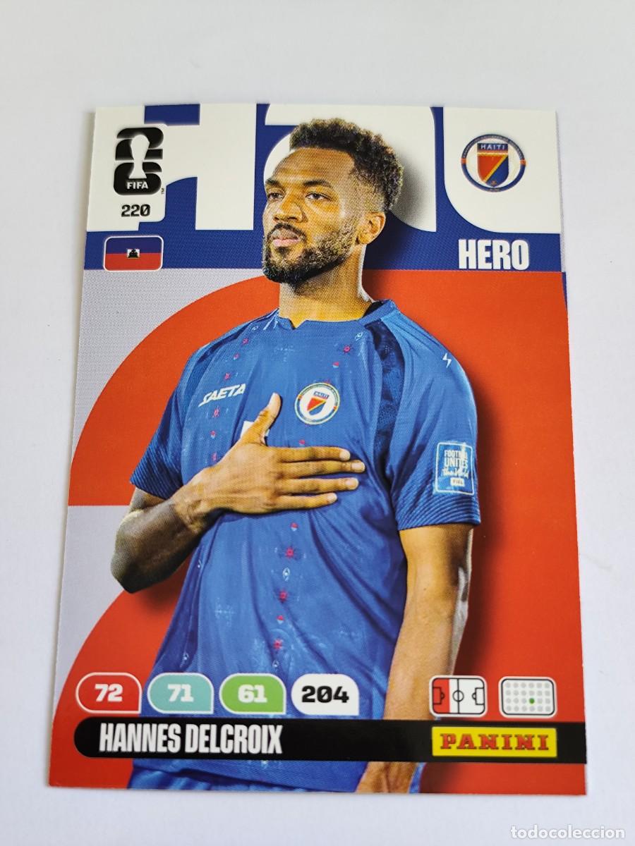 Football Stickers: FIFA WORLD CUP 2026 PANINI ADRENALYN XL 220 HANNES DELCROIX - HERO HAITI