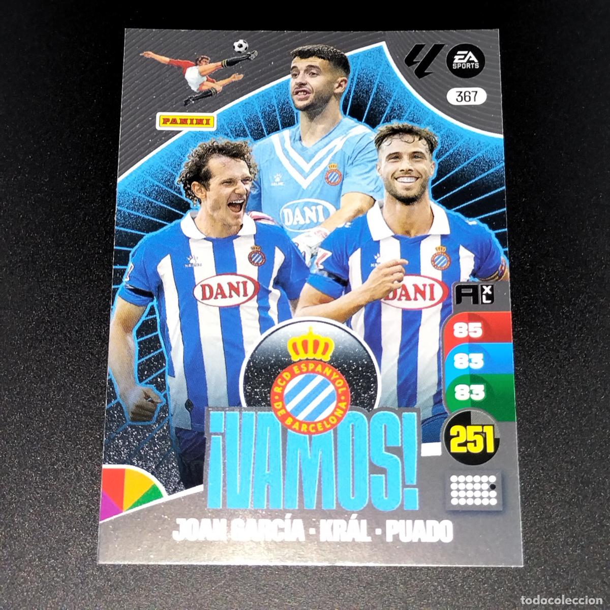 Fu&szlig;ball-Sticker: 367 JOAN GARCIA PUADO KRAL ESPANYOL CROMOS ADRENALYN XL LALIGA CARD 2024 2025 24 25 PANINI