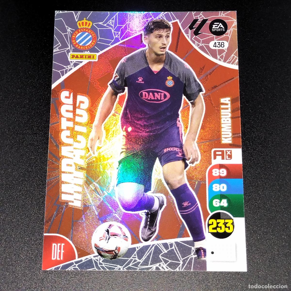 Fu&szlig;ball-Sticker: 436 KUMBULLA IMPACTOS ESPANYOL CROMOS ADRENALYN XL LALIGA CARD 2024 2025 24 25 PANINI