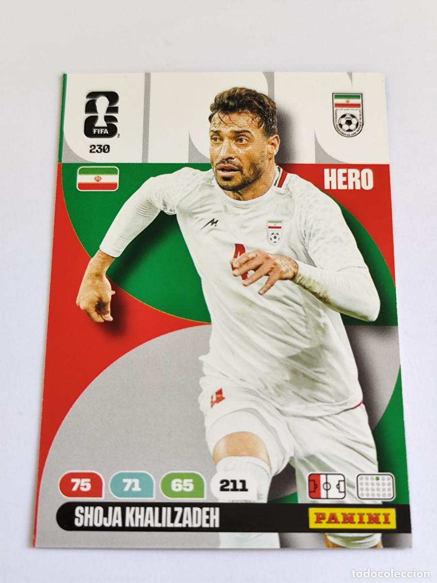 Cromos de F&uacute;tbol: FIFA WORLD CUP 2026 PANINI ADRENALYN XL 230 SHOJA KHALILZADEH - HERO IRAN