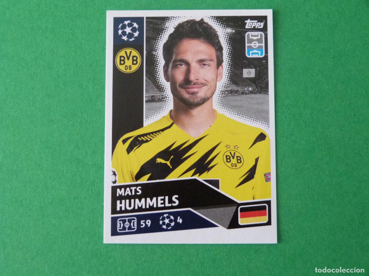 Cromos de F&uacute;tbol: CROMO FUTBOL MATS HUMMELS BORUSSIA DORTMUND SIN PEGAR N&ordm; 5 CHAMPIONS LEAGUE 2020-2021/20-21 TOPPS