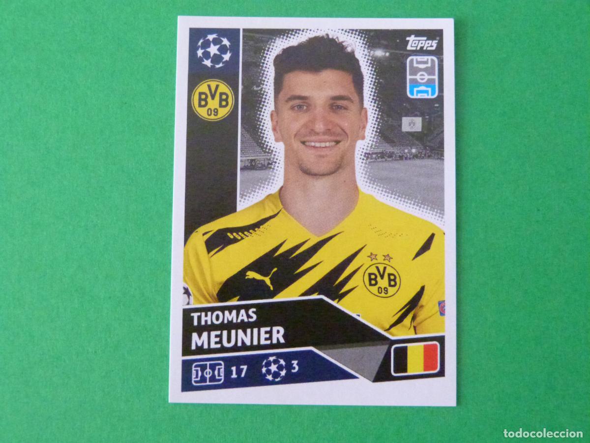 Cromos de F&uacute;tbol: CROMO FUTBOL MEUNIER BORUSSIA DORTMUND SIN PEGAR N&ordm; 8 CHAMPIONS LEAGUE 2020-2021/20-21 TOPPS