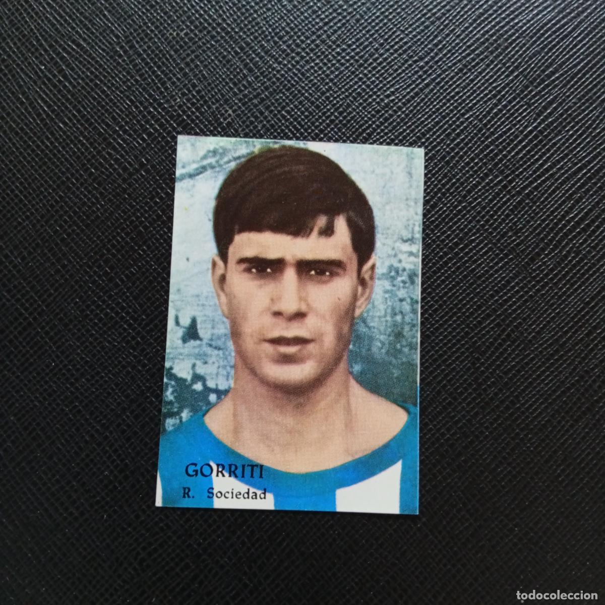Cromos de F&uacute;tbol: GORRITI REAL SOCIEDAD FHER 1968 1969 CROMO FUTBOL 68 69 LIGA - SIN PEGAR - A206 PG12