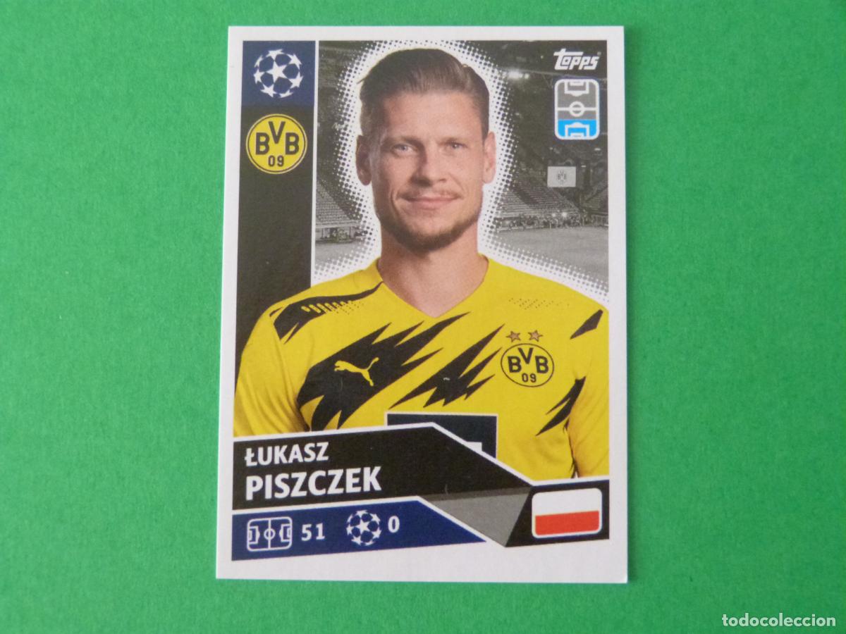 Cromos de F&uacute;tbol: CROMO FUTBOL PISZCZEK BORUSSIA DORTMUND SIN PEGAR N&ordm; 9 CHAMPIONS LEAGUE 2020-2021/20-21 TOPPS
