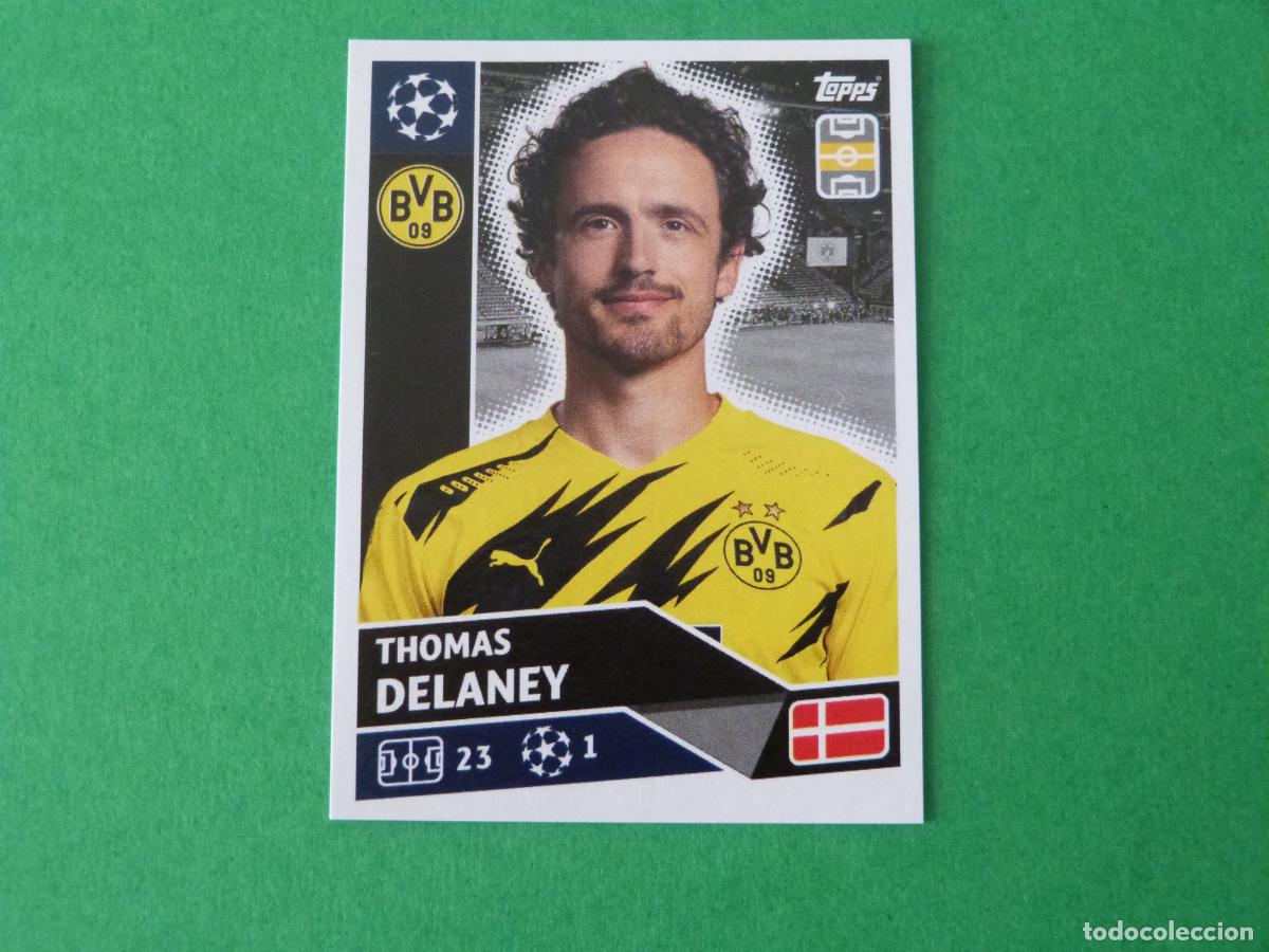 Cromos de F&uacute;tbol: CROMO FUTBOL DELANEY BORUSSIA DORTMUND SIN PEGAR N&ordm; 12 CHAMPIONS LEAGUE 2020-2021/20-21 TOPPS