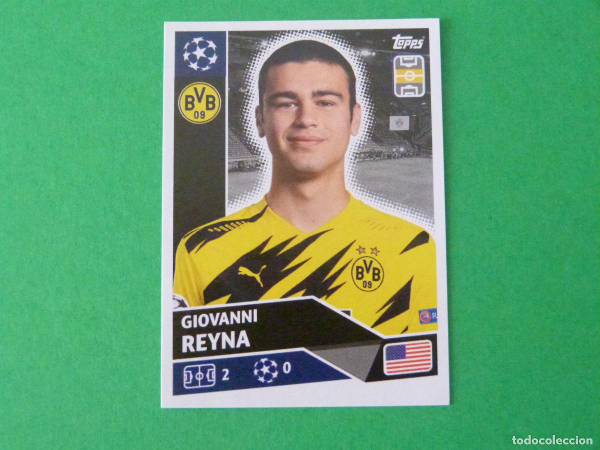 Cromos de F&uacute;tbol: CROMO FUTBOL REYNA BORUSSIA DORTMUND SIN PEGAR N&ordm; 13 CHAMPIONS LEAGUE 2020-2021/20-21 TOPPS