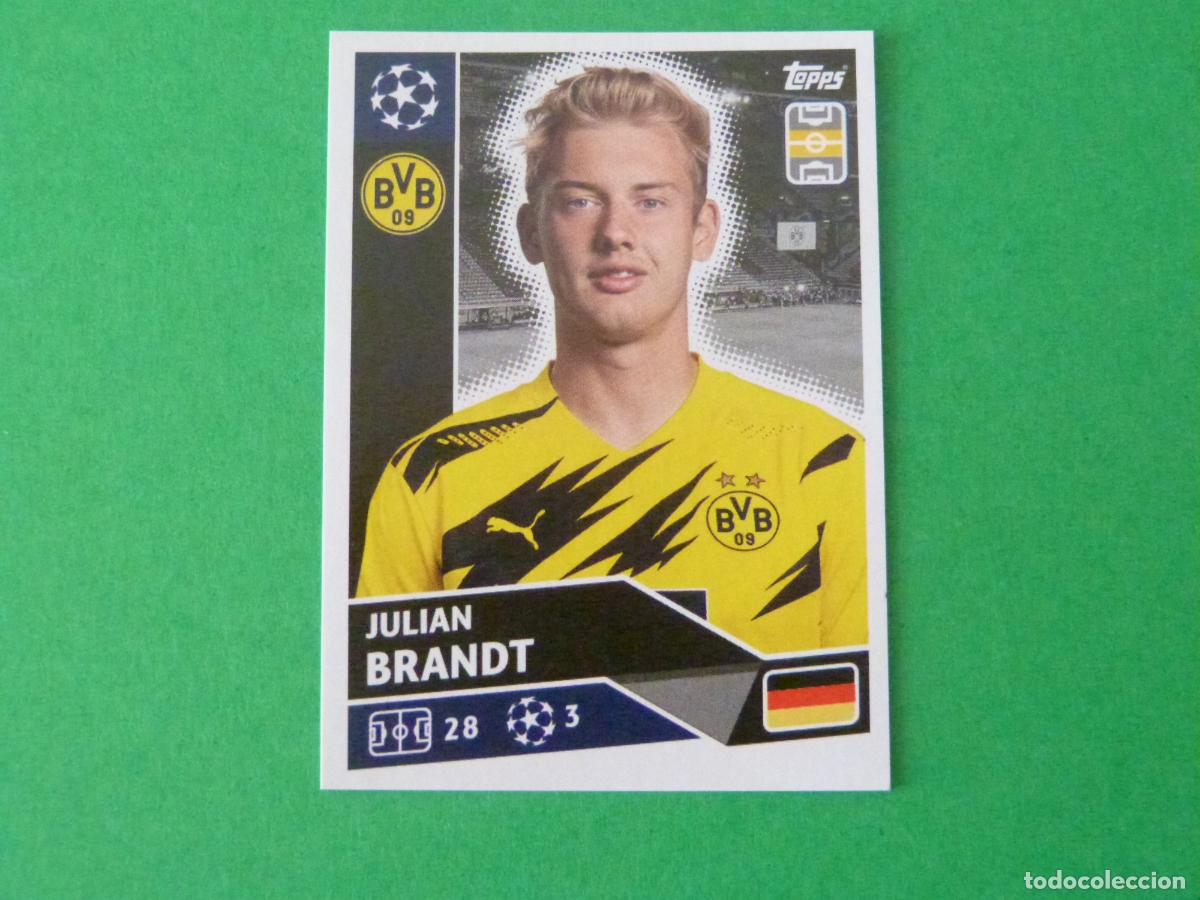 Cromos de F&uacute;tbol: CROMO FUTBOL BRANDT BORUSSIA DORTMUND SIN PEGAR N&ordm; 15 CHAMPIONS LEAGUE 2020-2021/20-21 TOPPS