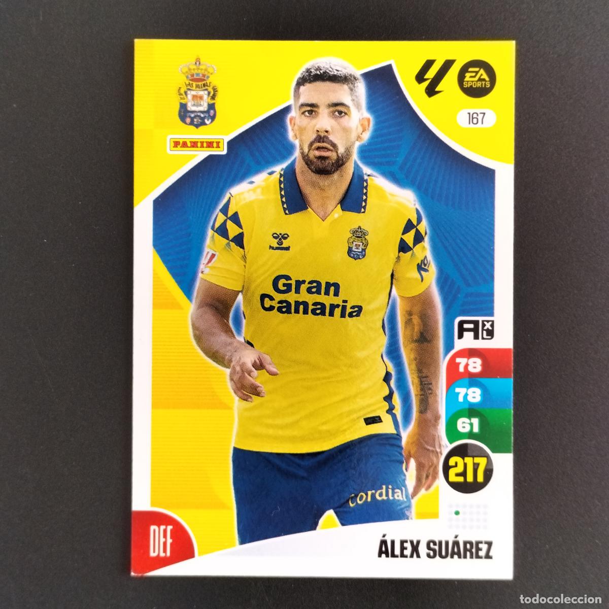 Cromos de F&uacute;tbol: 167 ALEX SUAREZ LAS PALMAS CROMOS ADRENALYN XL LALIGA CARD 2024 2025 24 25 PANINI