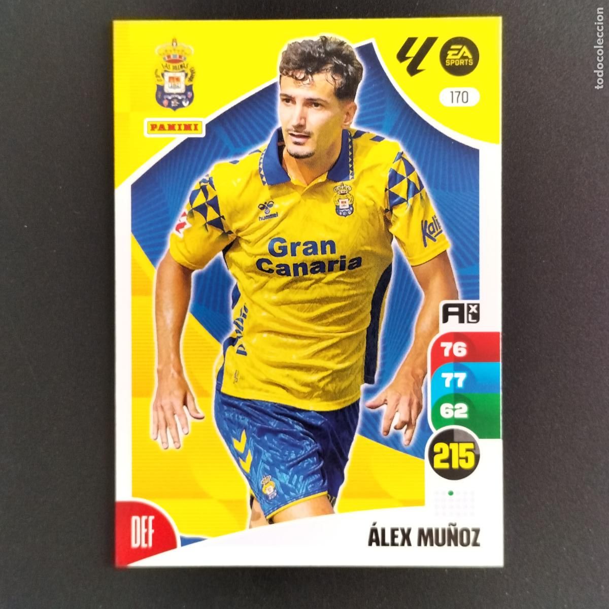 Cromos de Futebol: 170 ALEX MU&Ntilde;OZ LAS PALMAS CROMOS ADRENALYN XL LALIGA CARD 2024 2025 24 25 PANINI