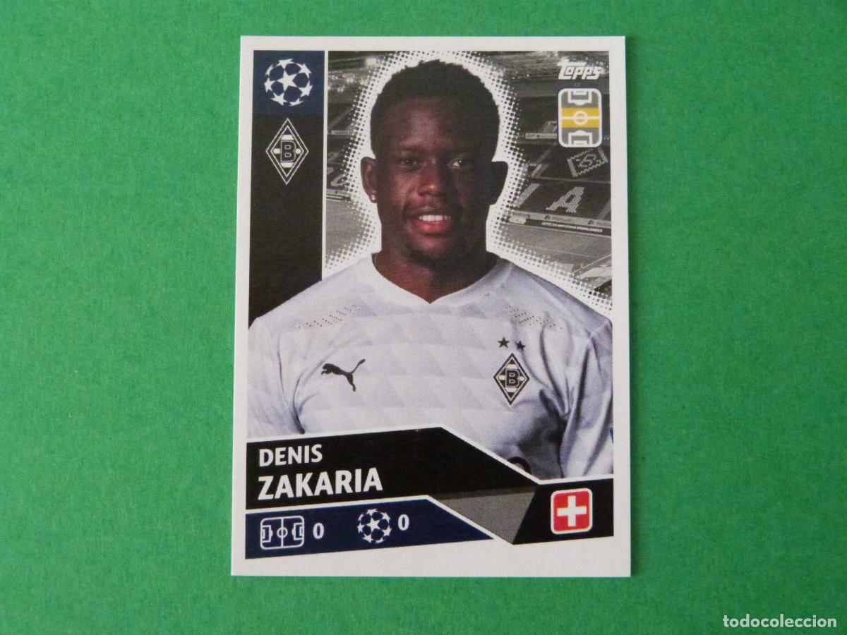 Cromos de F&uacute;tbol: CROMO FUTBOL ZAKARIA BORUSSIA MONCHENGLADBACH SIN PEGAR N&ordm; 10 CHAMPIONS LEAGUE 2020-2021/20-21 TOPPS