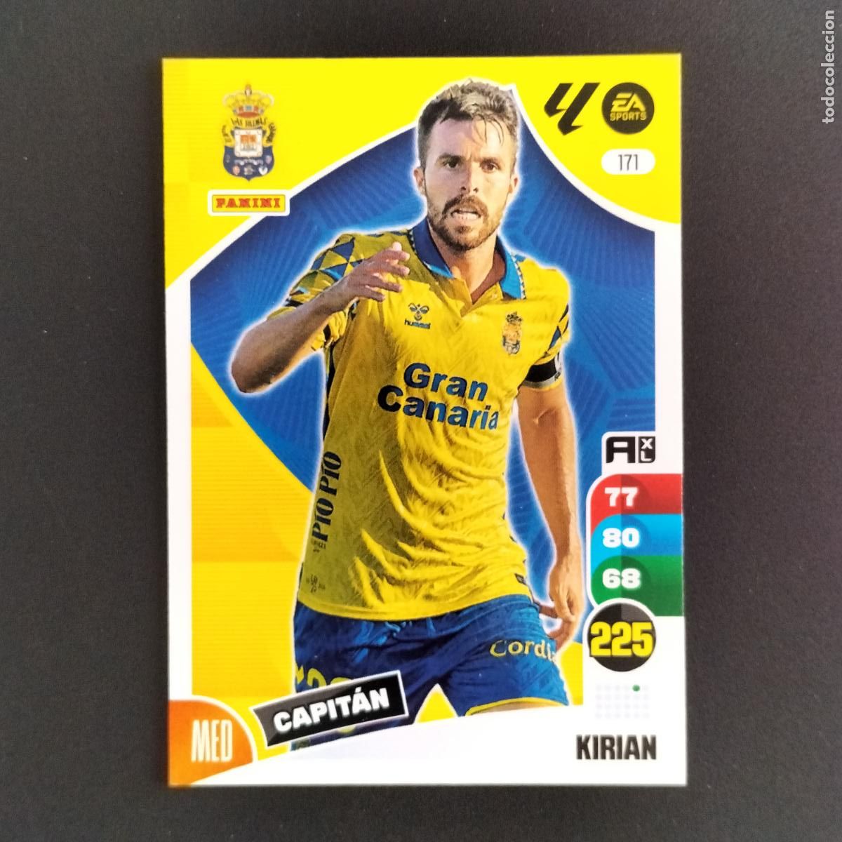 Cromos de F&uacute;tbol: 171 KIRIAN LAS PALMAS CROMOS ADRENALYN XL LALIGA CARD 2024 2025 24 25 PANINI