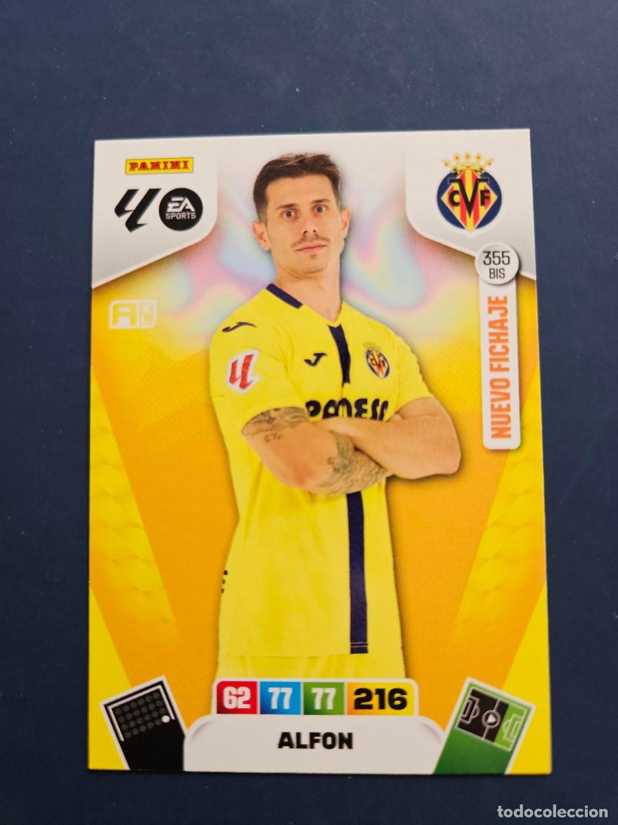 Fu&szlig;ball-Sticker: N&ordm; 355 BIS ALFON VILLARREAL NUEVO FICHAJE ADRENALYN XL 25 26 2025 2026