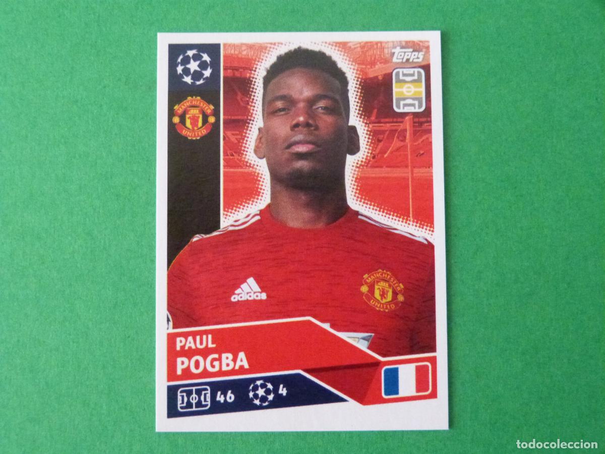Football Stickers: CROMO FUTBOL POGBA MANCHESTER UNITED SIN PEGAR N&ordm; 12 CHAMPIONS LEAGUE 2020-2021/20-21 TOPPS