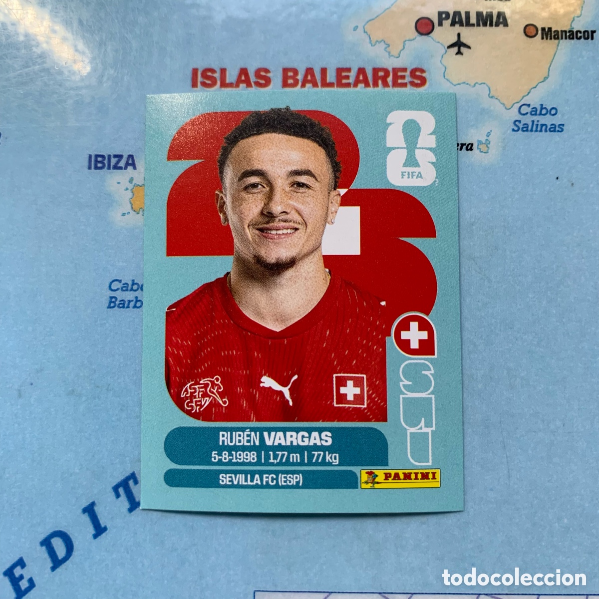 Cromos de Futebol: Suiza numero 18 cromo panini Mundial Fifa World Cup 2026