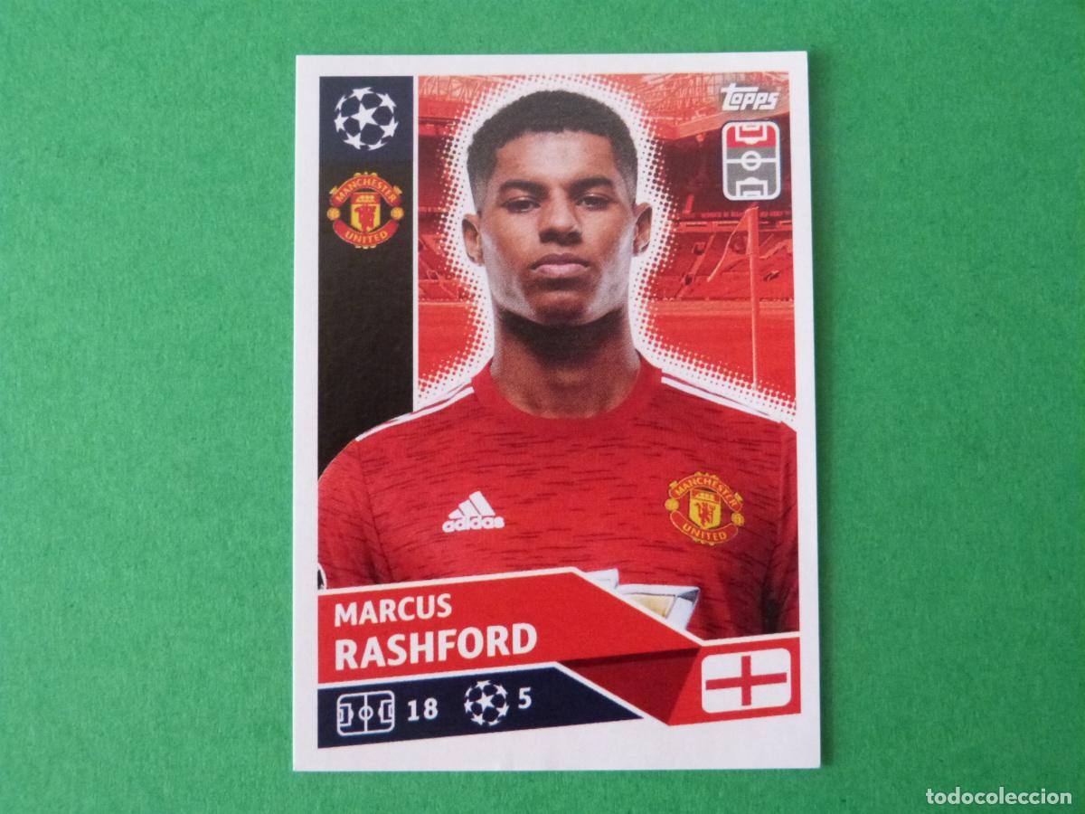 Cromos de Futebol: CROMO FUTBOL RASHFORD MANCHESTER UNITED SIN PEGAR N&ordm; 16 CHAMPIONS LEAGUE 2020-2021/20-21 TOPPS