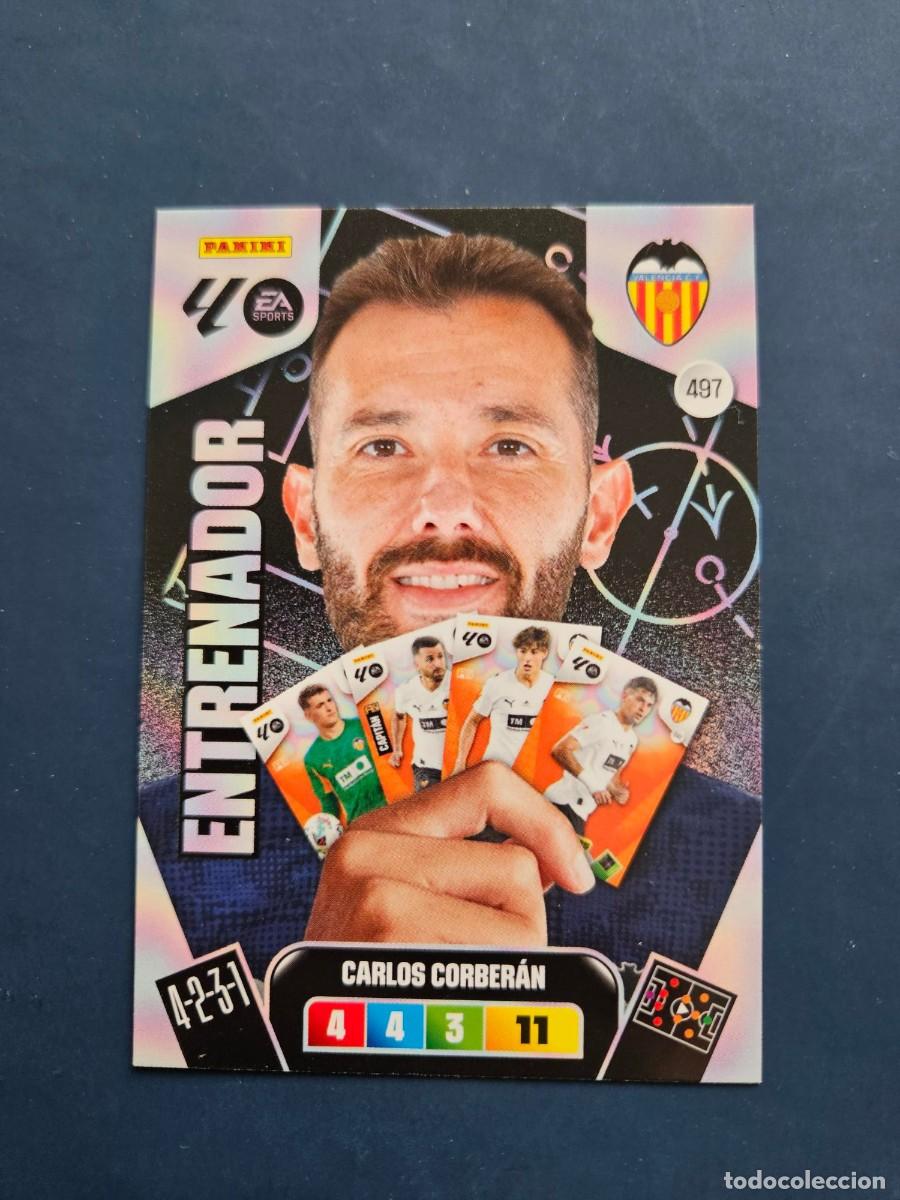 Cromos de Futebol: N&ordm; 497 CARLOS CORBERAN VALENCIA ENTRENADOR ADRENALYN XL 25 26 2025 2026