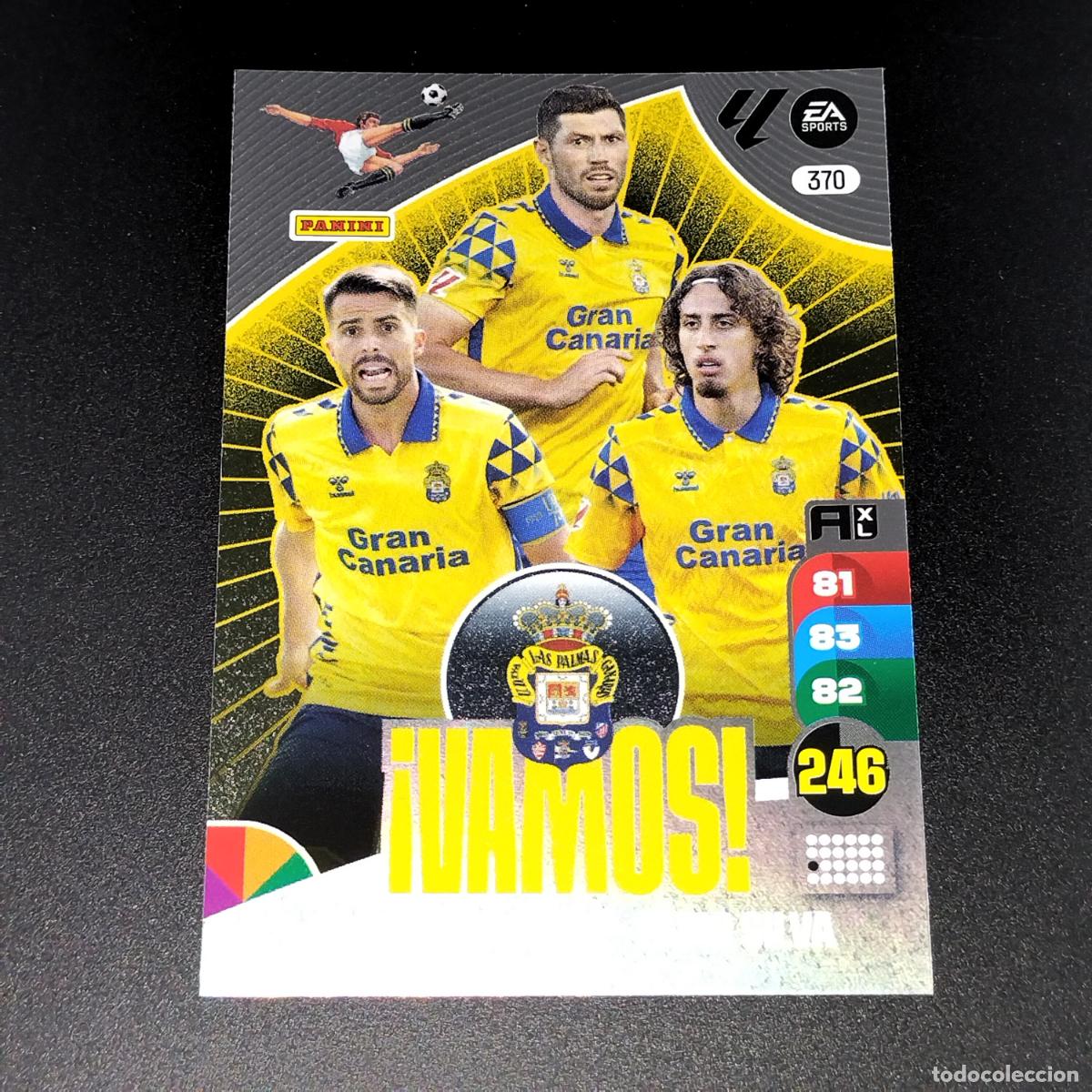 Cromos de Futebol: 370 VAMOS KIRIAN FABIO SILVA MCKENNA LAS PALMAS CROMOS ADRENALYN LALIGA CARD 2024 2025 24 25 PANINI