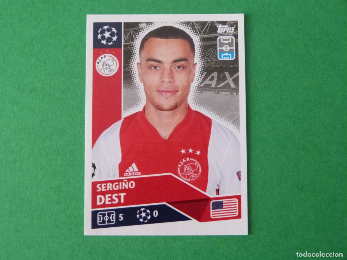 Cromos de Futebol: CROMO FUTBOL DEST AJAX AMSTERDAM SIN PEGAR N&ordm; 4 CHAMPIONS LEAGUE 2020-2021/20-21 TOPPS
