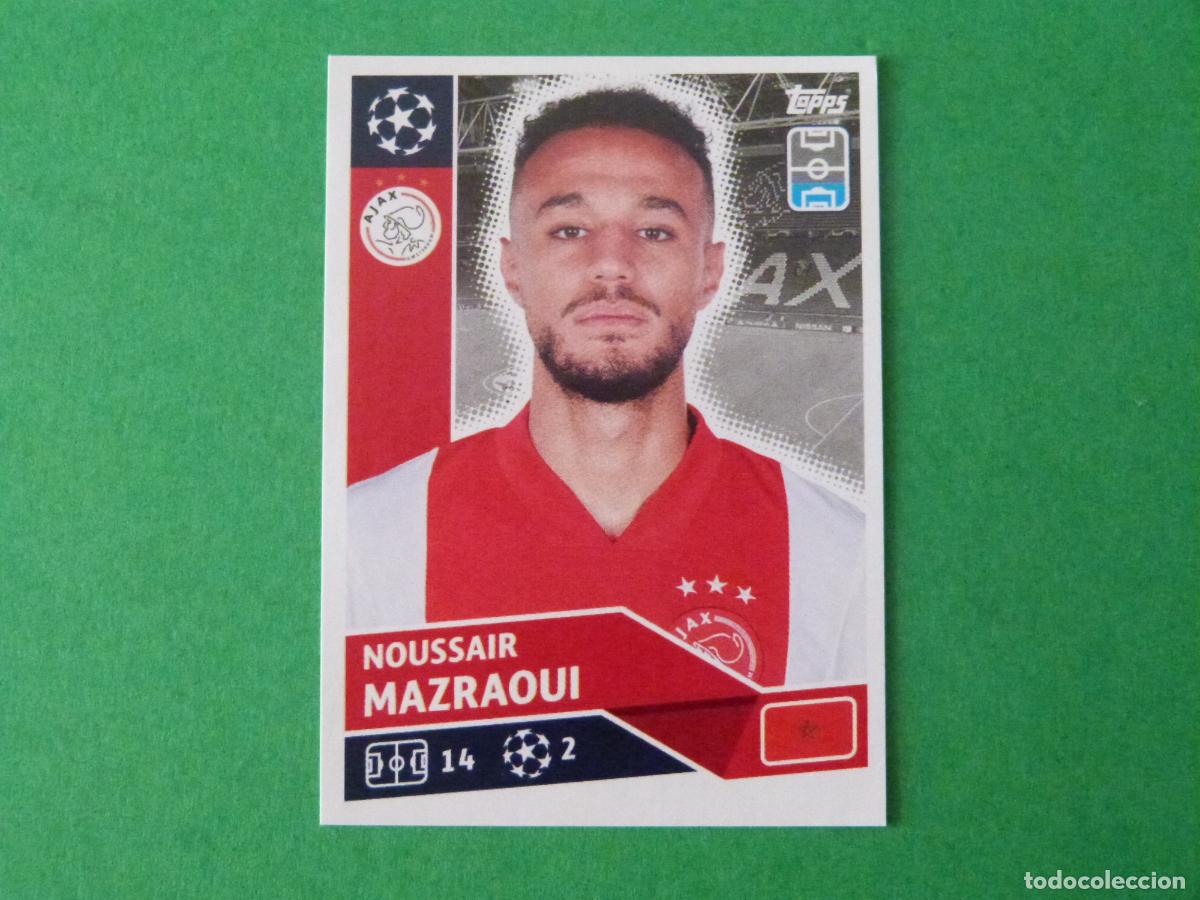 Cromos de Futebol: CROMO FUTBOL MAZRAOUI AJAX AMSTERDAM SIN PEGAR N&ordm; 5 CHAMPIONS LEAGUE 2020-2021/20-21 TOPPS