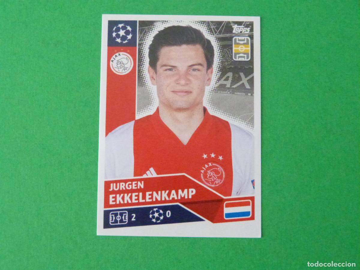 Cartes &agrave; collectionner de Football: CROMO FUTBOL EKKELENKAMP AJAX AMSTERDAM SIN PEGAR N&ordm; 12 CHAMPIONS LEAGUE 2020-2021/20-21 TOPPS