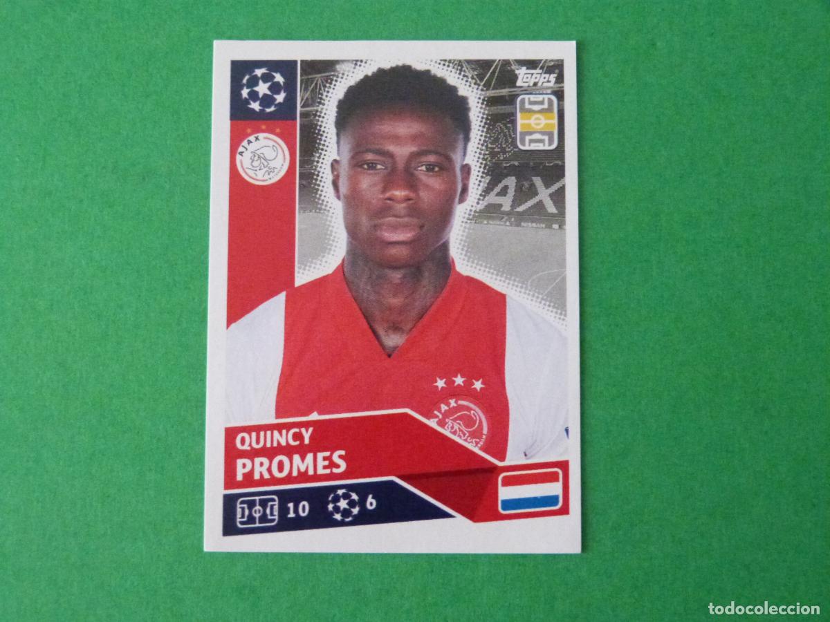 Cromos de F&uacute;tbol: CROMO FUTBOL PROMES AJAX AMSTERDAM SIN PEGAR N&ordm; 15 CHAMPIONS LEAGUE 2020-2021/20-21 TOPPS