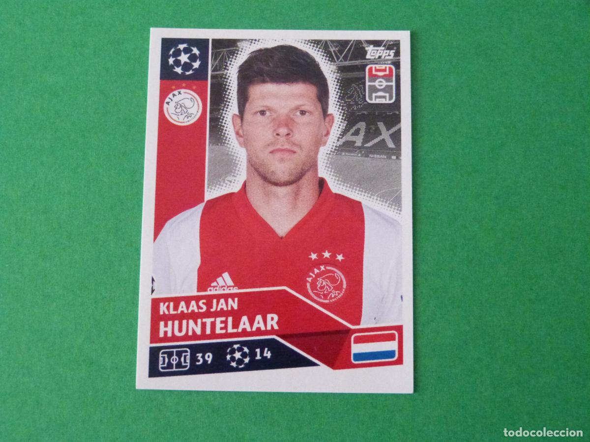 Cromos de F&uacute;tbol: CROMO FUTBOL HUNTELAAR AJAX AMSTERDAM SIN PEGAR N&ordm; 18 CHAMPIONS LEAGUE 2020-2021/20-21 TOPPS