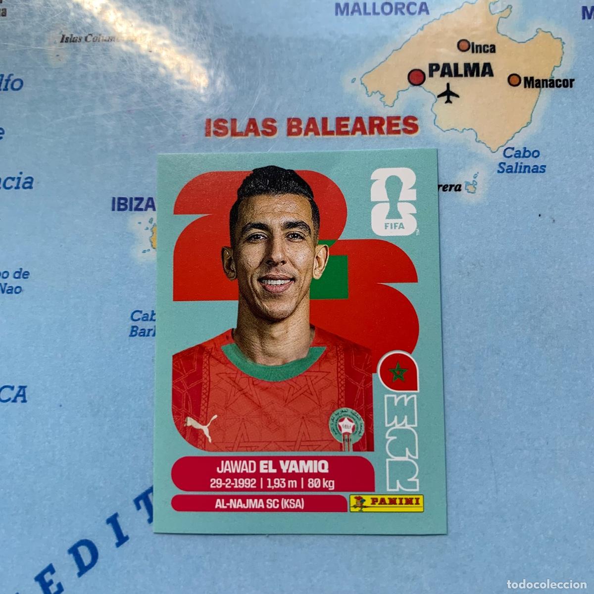 Cromos de F&uacute;tbol: Marruecos n&uacute;mero 8 cromo panini Mundial Fifa World Cup 2026