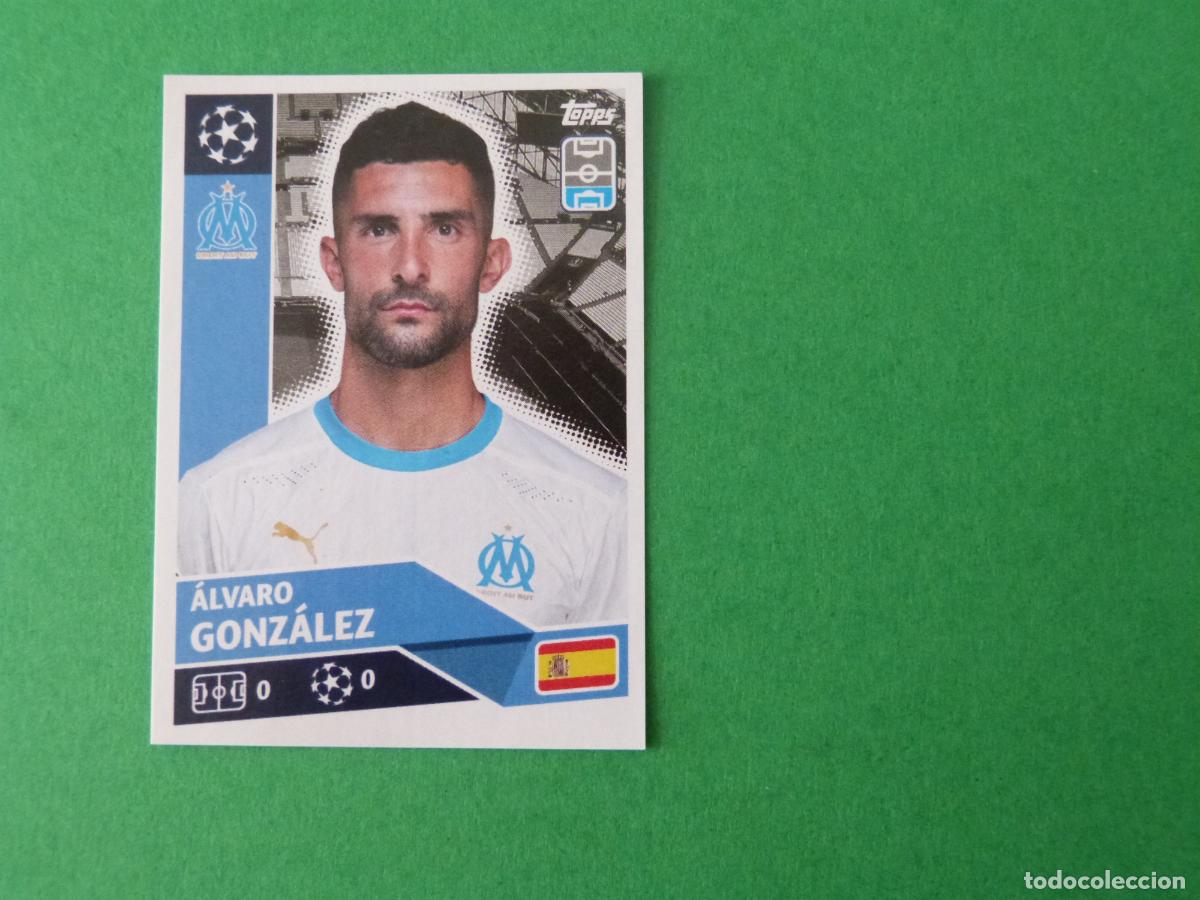 Cromos de F&uacute;tbol: CROMO FUTBOL GONZALEZ OLYMPIQUE DE MARSELLA SIN PEGAR N&ordm; 8 CHAMPIONS LEAGUE 2020-2021/20-21 TOPPS