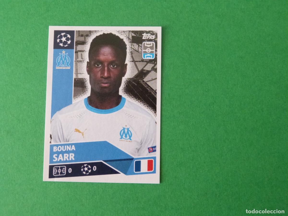 Cromos de F&uacute;tbol: CROMO FUTBOL SARR OLYMPIQUE DE MARSELLA SIN PEGAR N&ordm; 9 CHAMPIONS LEAGUE 2020-2021/20-21 TOPPS