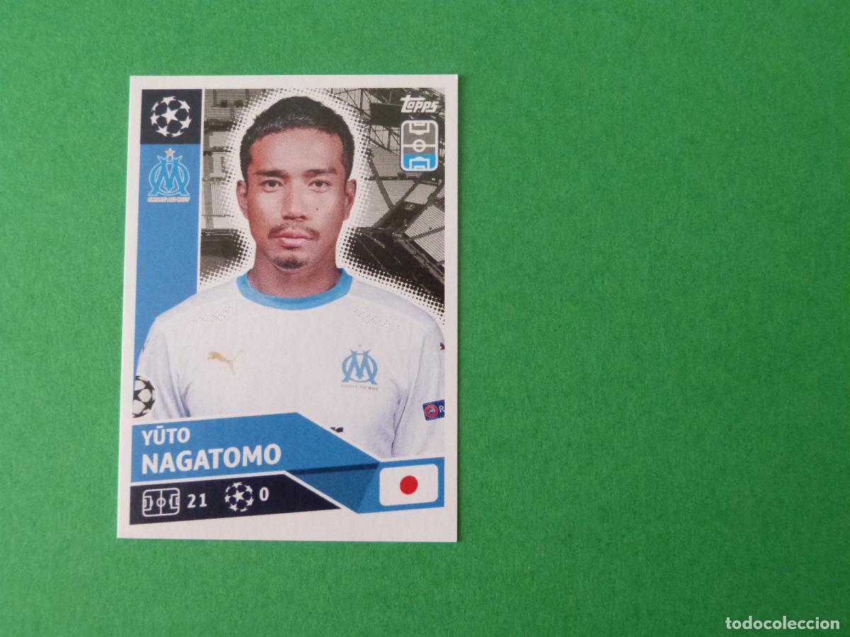 Football Stickers: CROMO FUTBOL NAGATOMO OLYMPIQUE DE MARSELLA SIN PEGAR N&ordm; 11 CHAMPIONS LEAGUE 2020-2021/20-21 TOPPS